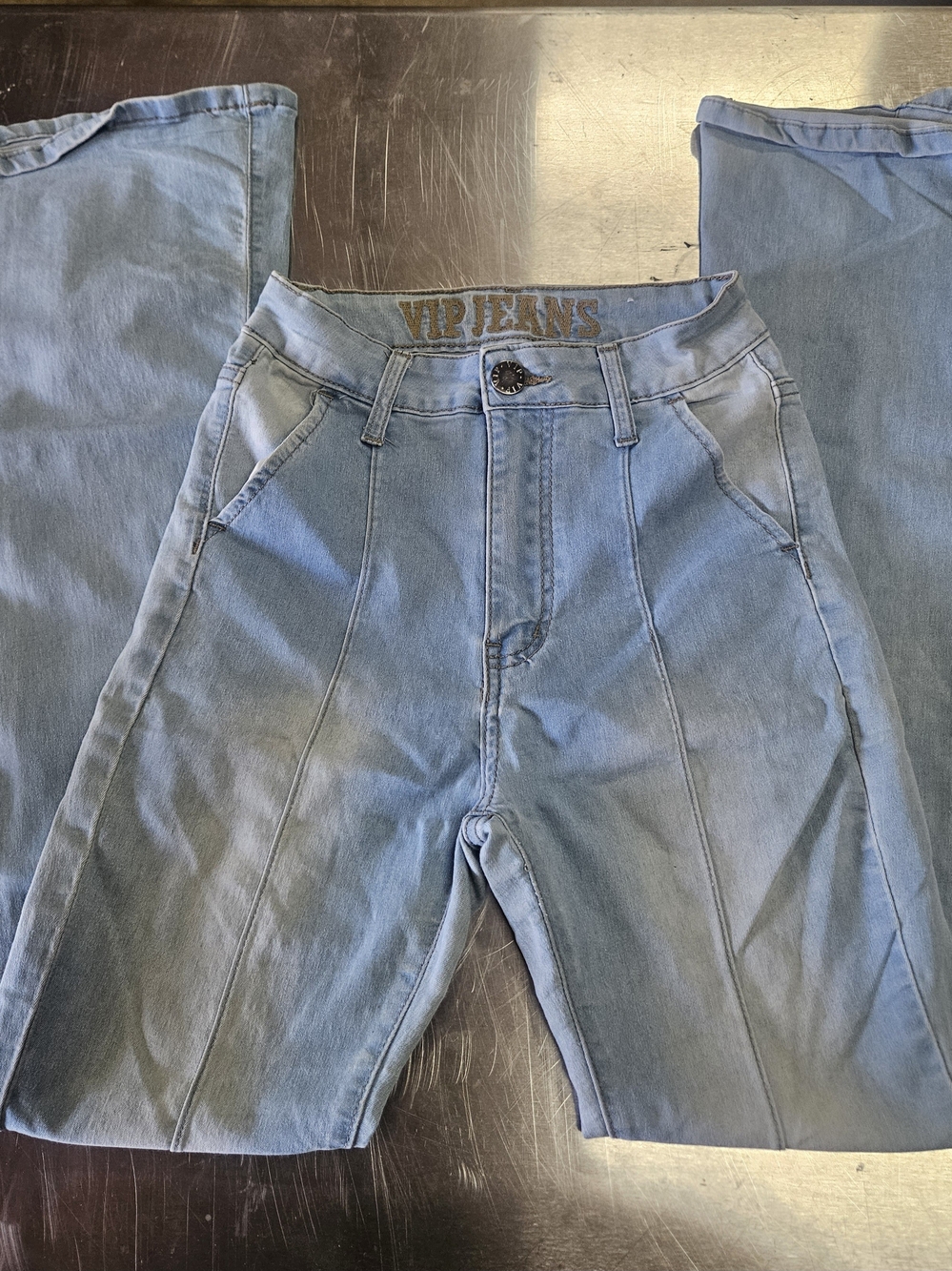 VIP Women's Flare Light Blue Jeans